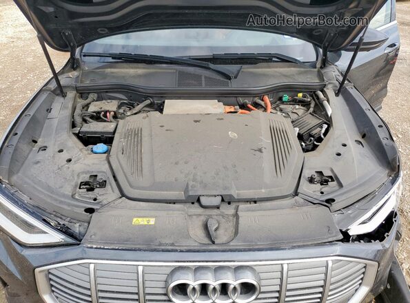 WA1VABGE1KB009596 2019 AUDI E-TRON Black Engine compartment view
