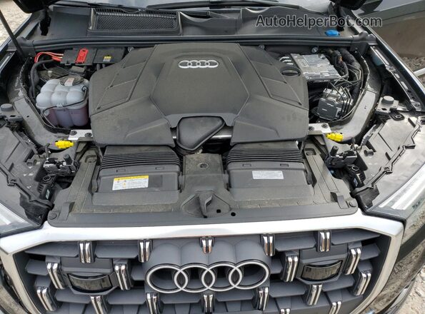 WA1VVBF7XSD006109 2025 AUDI Q7 Black ძრავის განყოფილების ხედი