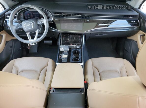WA1VXAF75LD005780 2020 AUDI Q7 Бежевый Вид панели приборов