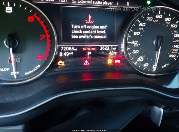 WAUA4AF44KA106289 2019 AUDI S4 Серый Вид задних сидений