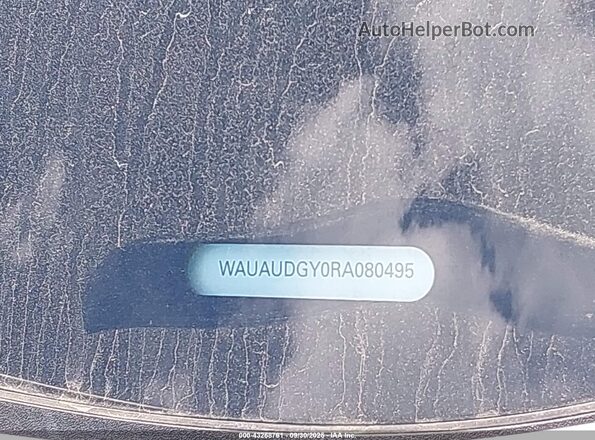 WAUAUDGY0RA080495 2024 AUDI OTHER Silver 