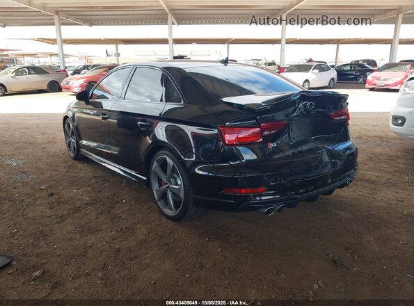 WAUB1GFF4KA087664 2019 AUDI S3 Черный Задняя левая четверть