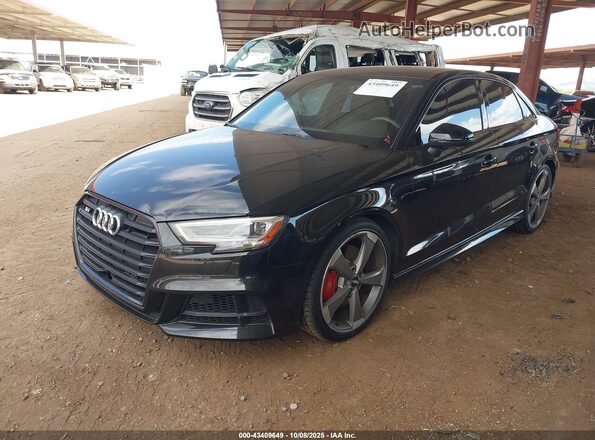 WAUB1GFF4KA087664 2019 AUDI S3 Черный Передняя левая четверть