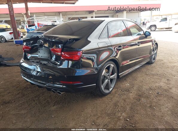 WAUB1GFF4KA087664 2019 AUDI S3 Черный Задняя правая четверть