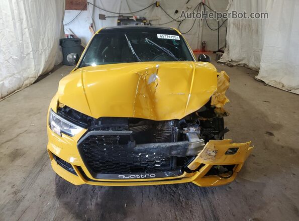 WAUB1GFF8H1039822 2017 AUDI S3 Желтый Вид спереди