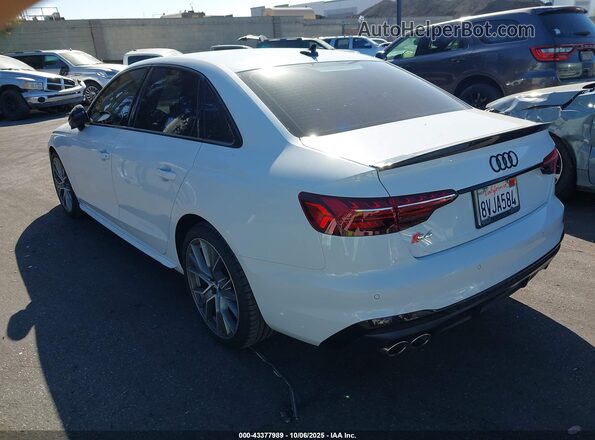 WAUB4AF49MA031175 2021 AUDI S4 White Trasero izquierdo