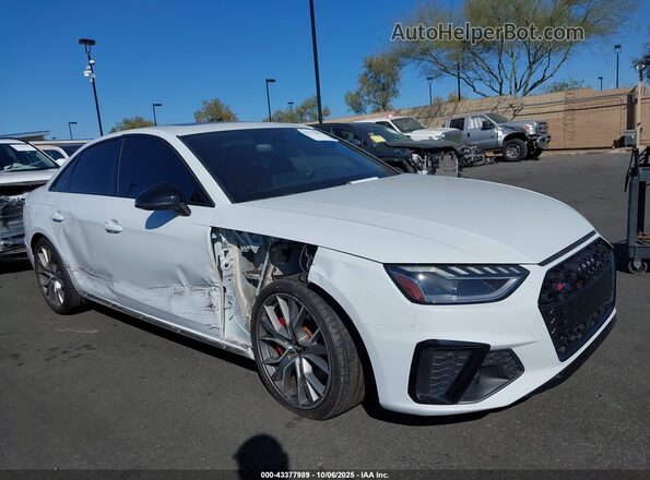 WAUB4AF49MA031175 2021 AUDI S4 White Vista frontal