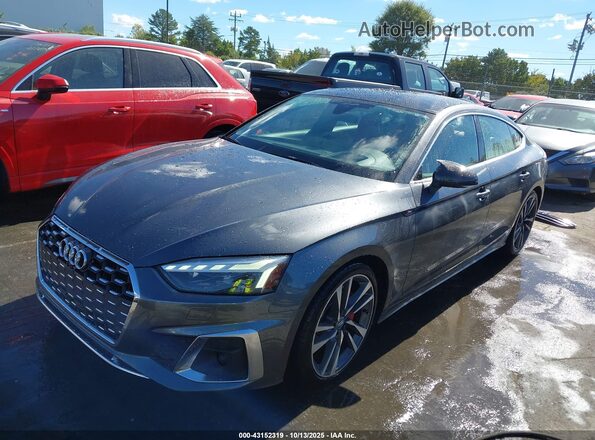 WAUB4CF50LA011688 2020 AUDI S5 Gray წინა მარცხენა ხედი სამი მეოთხედიდან