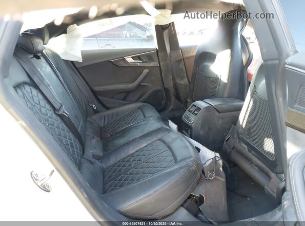 WAUB4CF54KA016729 2019 AUDI S5 White VIN კოდის სტიკერის ხედი