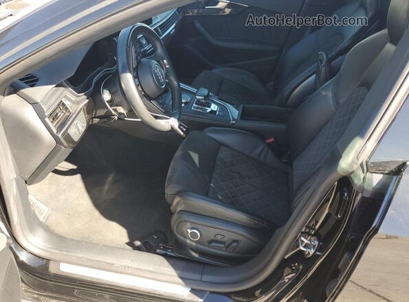 WAUB4CF54KA092113 2019 AUDI S5 Black წინა სალონის ხედი