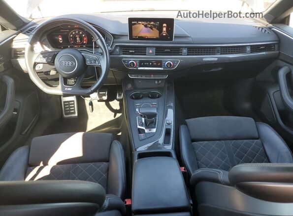 WAUB4CF54KA092113 2019 AUDI S5 Black წინა პანელის ხედი