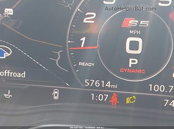 WAUB4CF56KA057489 2019 AUDI S5 Black 