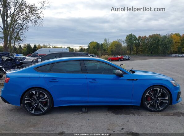 WAUB4DF5XMA041160 2021 AUDI S5 Blue Вид задньої частини салону