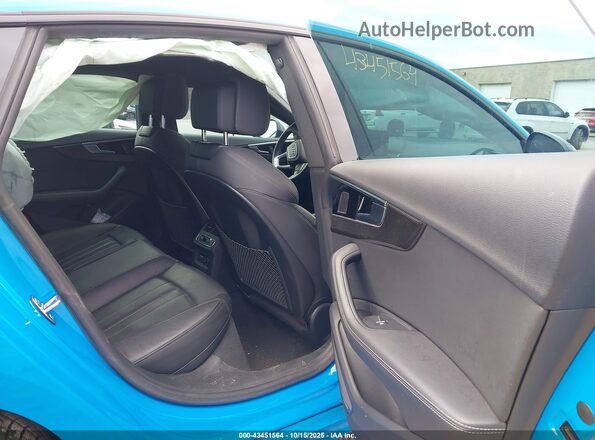 WAUB4DF5XMA041160 2021 AUDI S5 Blue Вид наклейки з VIN-кодом