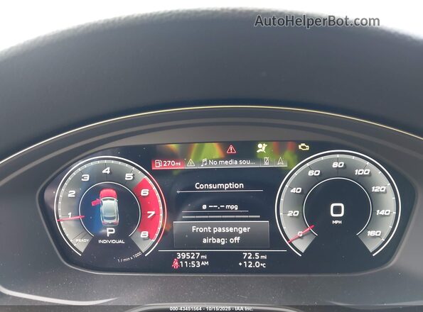 WAUB4DF5XMA041160 2021 AUDI S5 Blue Вид задніх сидінь