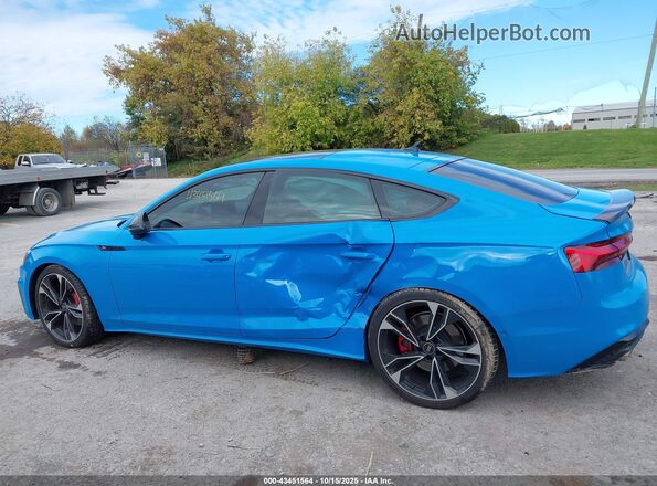 WAUB4DF5XMA041160 2021 AUDI S5 Blue Панорамний вид салону 360°