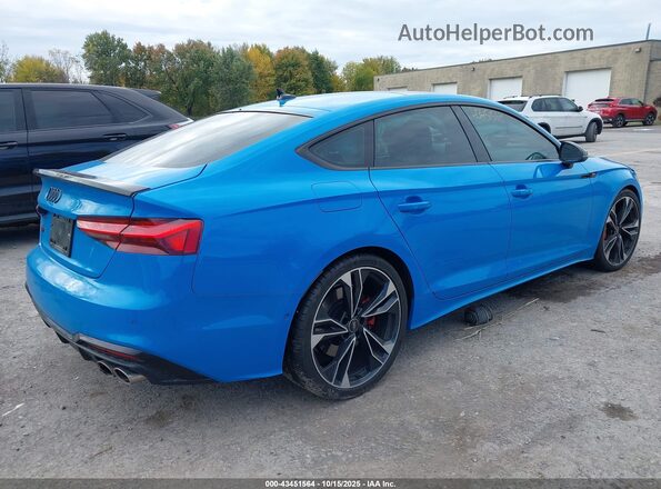 WAUB4DF5XMA041160 2021 AUDI S5 Blue Задня права чверть