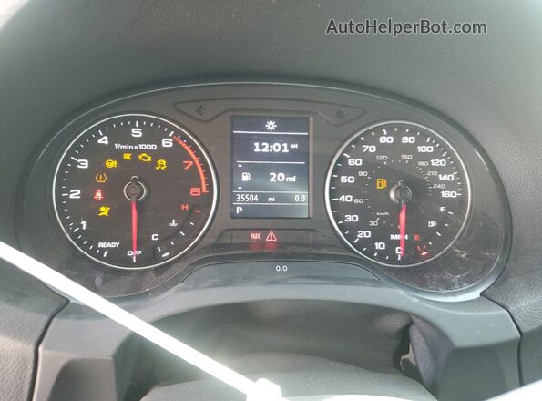 WAUBEGFF1KA111682 2019 AUDI OTHER White Instrument cluster view