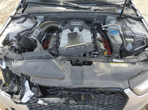 WAUBGAFL6GA010836 2016 AUDI S4 Silver Vista interior trasera