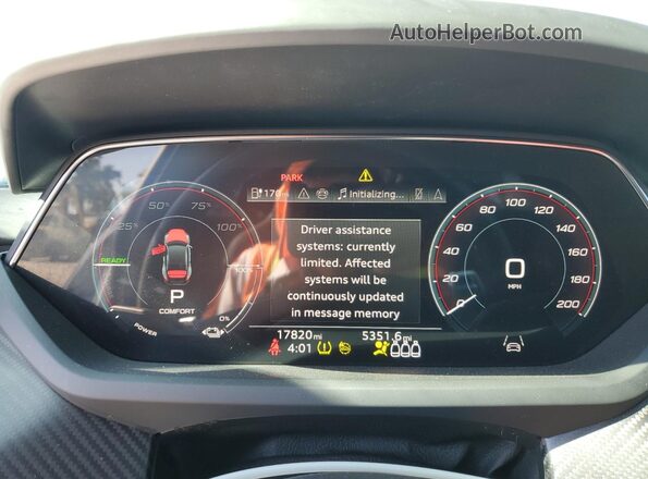 WAUBHBFW0R7900598 2024 AUDI RS White Vista del cuadro de instrumentos