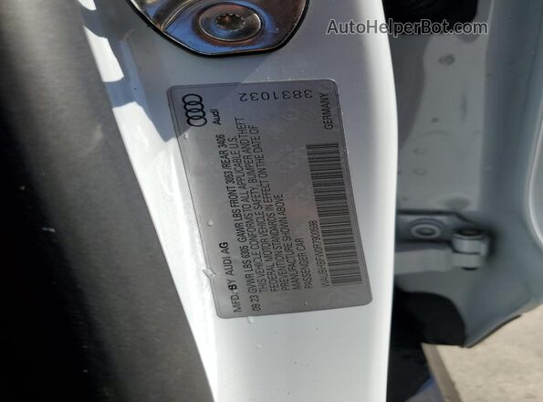 WAUBHBFW0R7900598 2024 AUDI RS White Vista de la etiqueta del VIN