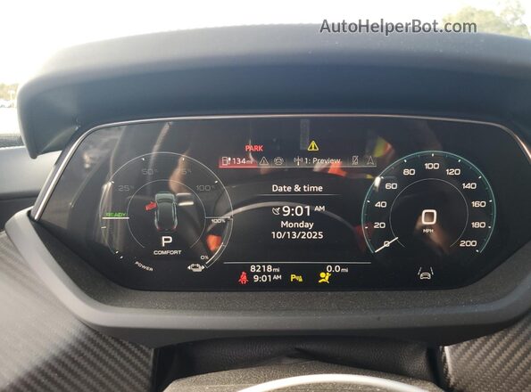 WAUBHBFW1R7900142 2024 AUDI RS Gray Vista del cuadro de instrumentos
