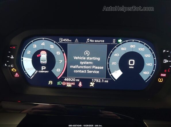 WAUBUDGY9NA024294 2022 AUDI OTHER Белый Вид задних сидений