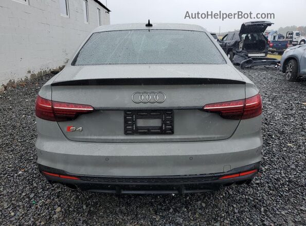 WAUC4AF43MA023271 2021 AUDI S4 Gray Rear view