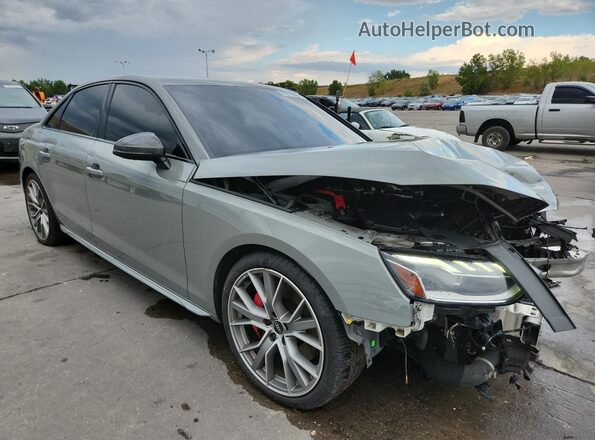 WAUC4AF43NA033266 2022 AUDI S4 Gray Front right