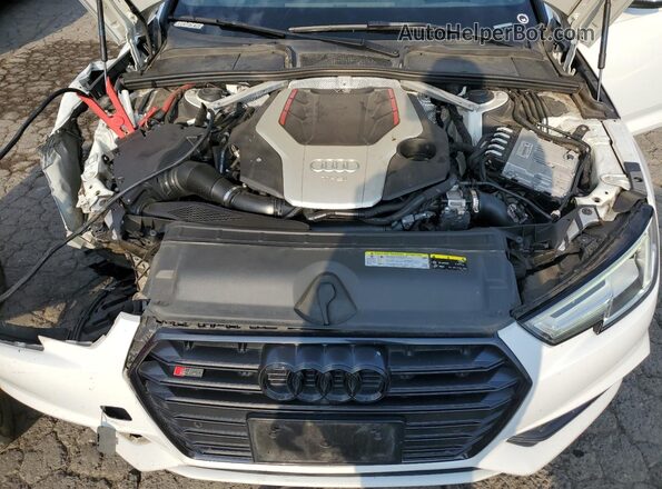WAUC4AF47JA219757 2018 AUDI S4 Белый Вид задней части салона