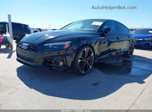 WAUC4CF52LA001183 2020 AUDI S5 Black Առջևի ձախ երեք քառորդ տեսարան