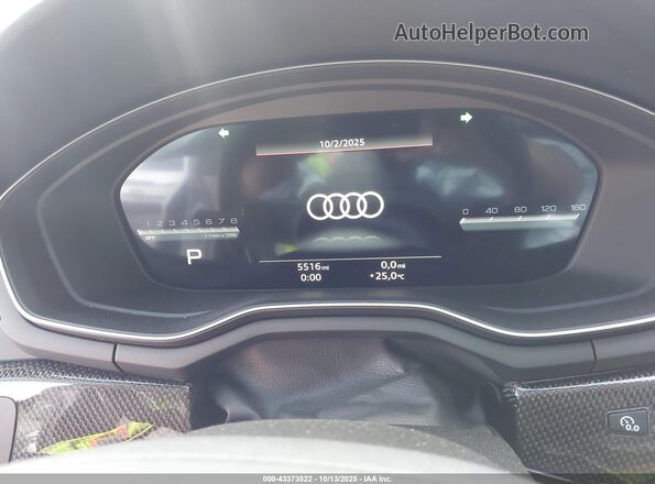 WAUC4CF52RA073381 2024 AUDI S5 Black Вид задніх сидінь