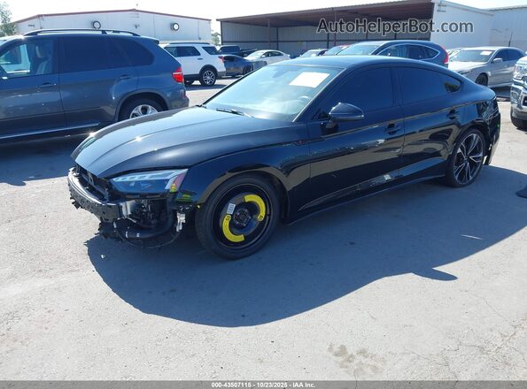 WAUC4CF55SA006988 2025 AUDI S5 Black Առջևի ձախ երեք քառորդ տեսարան