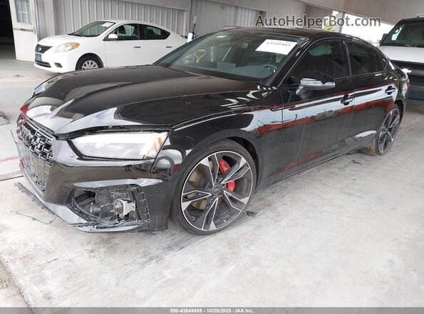 WAUC4CF55SA012905 2025 AUDI S5 Black Առջևի ձախ երեք քառորդ տեսարան