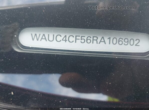 WAUC4CF56RA106902 2024 AUDI S5 Red Вид підкапотного простору