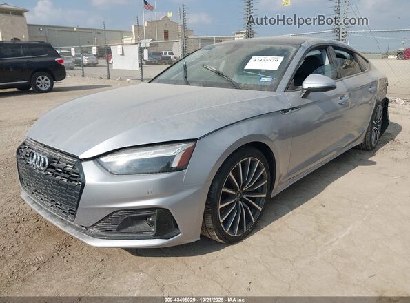 WAUCBCF53NA027784 2022 AUDI OTHER Silver Առջևի ձախ երեք քառորդ տեսարան