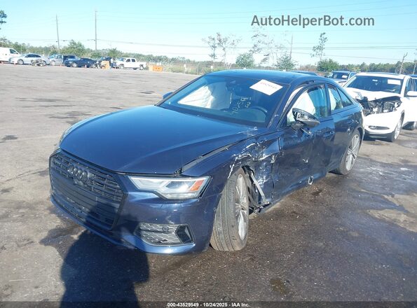 WAUD3AF25MN061728 2021 AUDI OTHER Blue Առջևի ձախ երեք քառորդ տեսարան