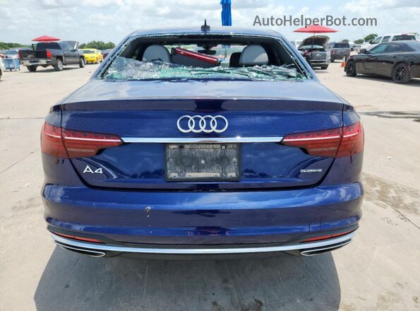 WAUDAAF45MA086790 2021 AUDI OTHER Blue Հետևի տեսք