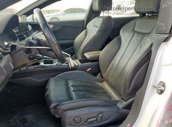 WAUDACF50MA057167 2021 AUDI OTHER White Widok wnętrza z przodu