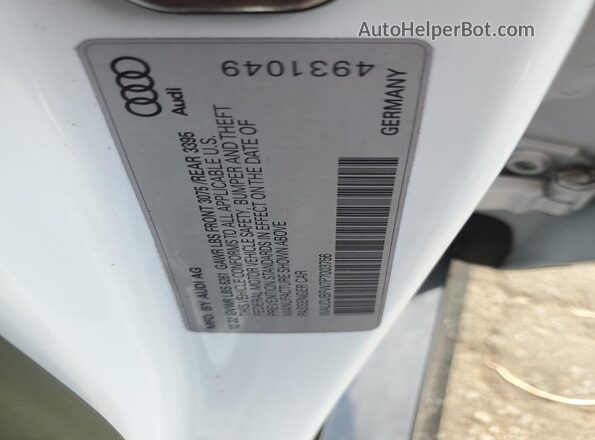 WAUDJBFW7P7003756 2023 AUDI E-TRON White 