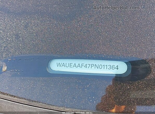 WAUEAAF47PN011364 2023 AUDI OTHER Gray Engine compartment view