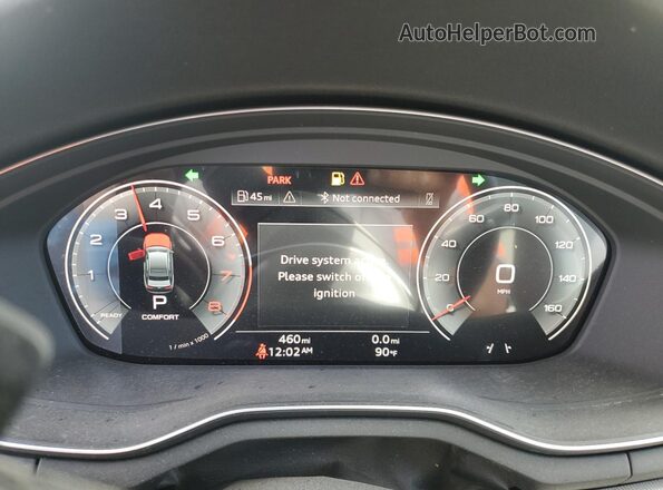 WAUEAAF49RN011241 2024 AUDI OTHER Green Vista del cuadro de instrumentos