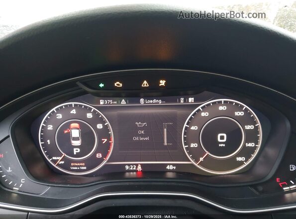 WAUENAF45JA012919 2018 AUDI OTHER White Vista de los asientos traseros