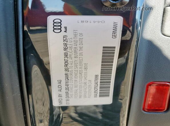 WAUENCF50JA076998 2018 AUDI OTHER Серый 