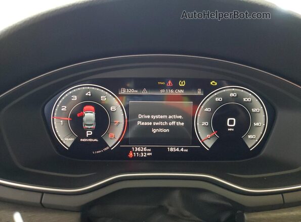 WAUFACF51RA014635 2024 AUDI OTHER Blue Instrument cluster view