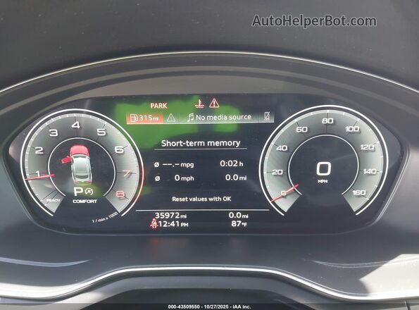 WAUFACF5XPA036095 2023 AUDI OTHER White Widok tylnych siedzeń