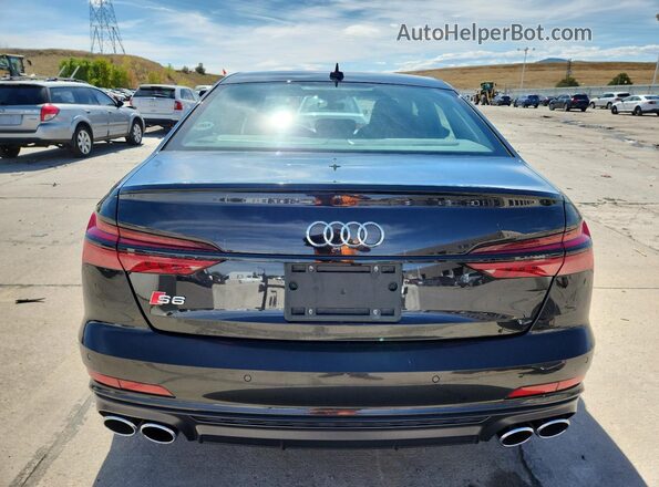 WAUFFAF24LN056132 2020 AUDI S6 Black უკანა ხედი