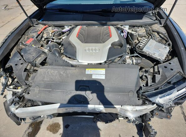 WAUFFAF24LN056132 2020 AUDI S6 Black უკანა სალონის ხედი