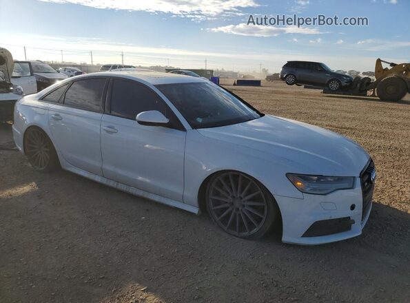 WAUFFAFC2JN042168 2018 AUDI S6 Белый Передняя правая четверть