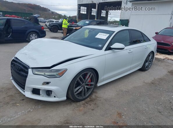 WAUFFAFC4JN034315 2018 AUDI S6 White Front left